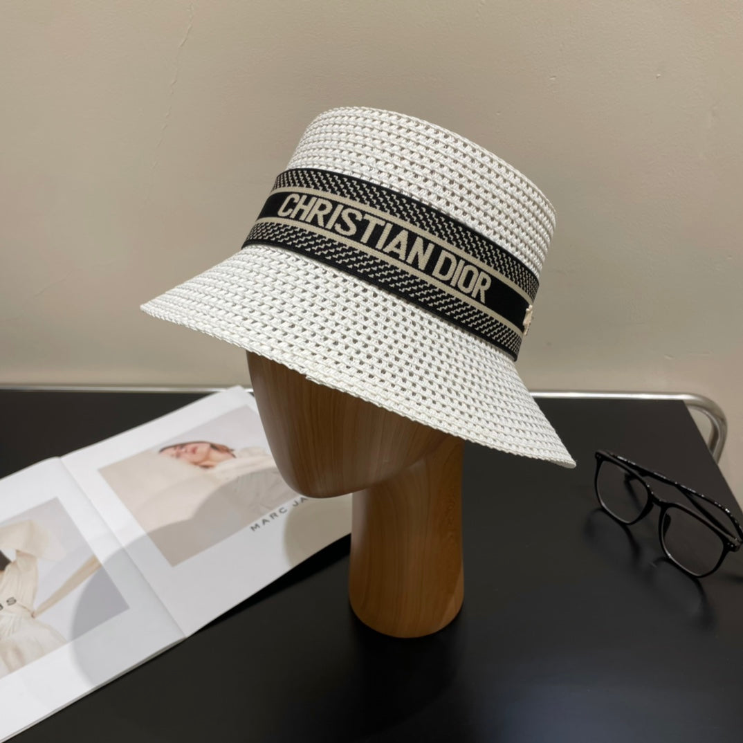 Luxury ClassicVintage Straw Sun Hat for Women