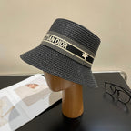 Luxury ClassicVintage Straw Sun Hat for Women