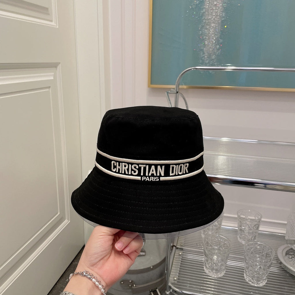 Classic Vintage Embroidered Webbing Bucket Hat