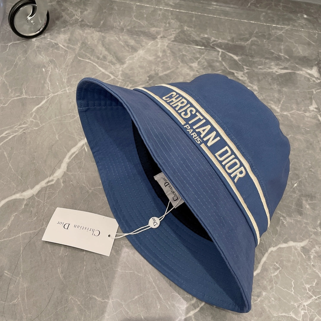 Classic Vintage Embroidered Webbing Bucket Hat