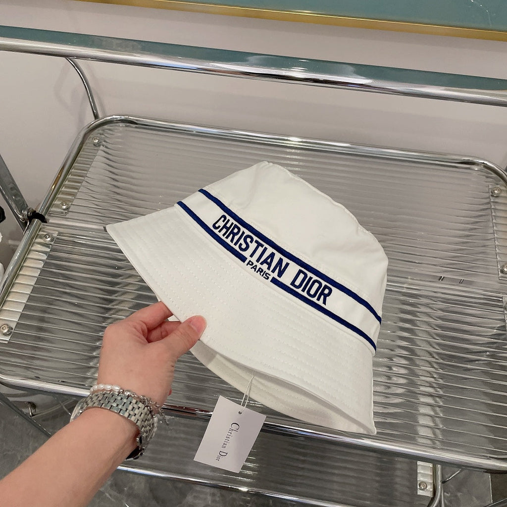Classic Vintage Embroidered Webbing Bucket Hat