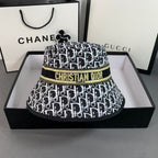 Classic Vintage Embroidered Webbing Bucket Hat