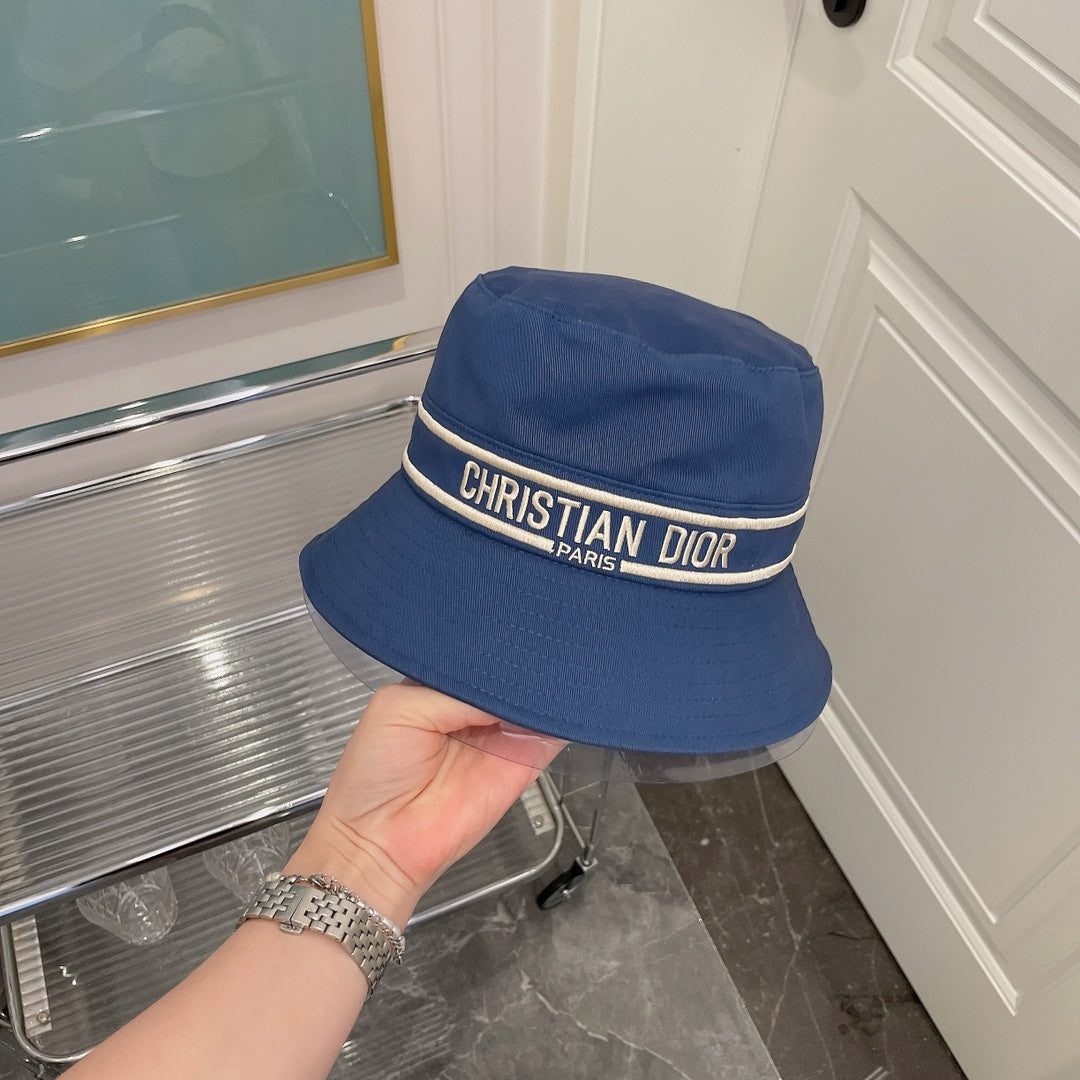Classic Vintage Embroidered Webbing Bucket Hat