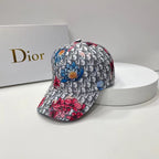Classic Vintage Baseball Cap Floral Embroidered