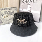 Classic Vintage Lace Flocked Bucket Hat