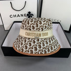 Classic Vintage Embroidered Webbing Bucket Hat