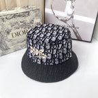 Classic Vintage Lace Flocked Bucket Hat