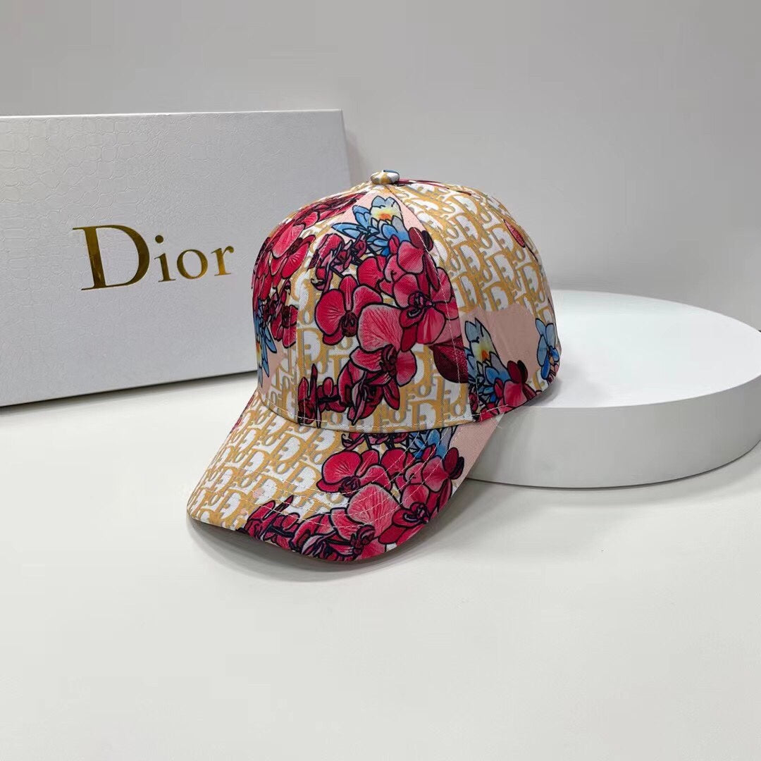 Classic Vintage Baseball Cap Floral Embroidered
