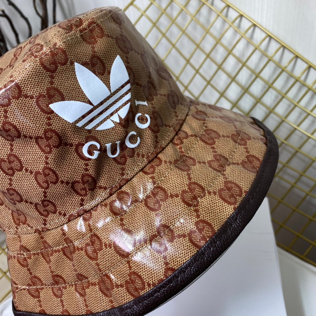 Classic Crystal Canvas Trefoil Bucket Hat