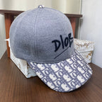 Vintage Oblique Wool Baseball Cap | Luxury Designer Hat