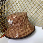 Classic Crystal Canvas Trefoil Bucket Hat