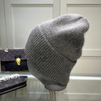 Luxury Embroidered Wool Beanie | Luxury Designer Winter Hat