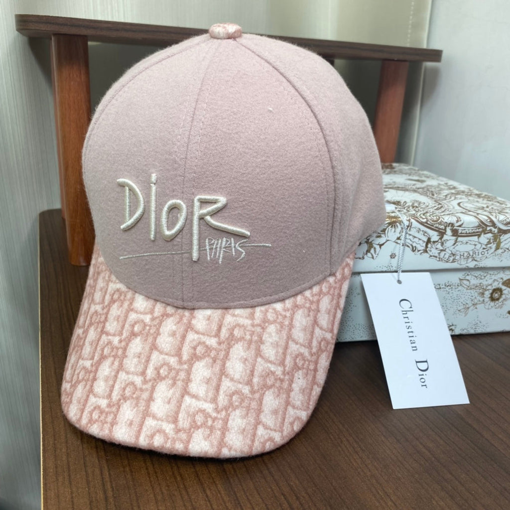 Vintage Oblique Wool Baseball Cap | Luxury Designer Hat