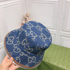 Classic GG Monogram Vintage Canvas Bucket Hat for Men & Women