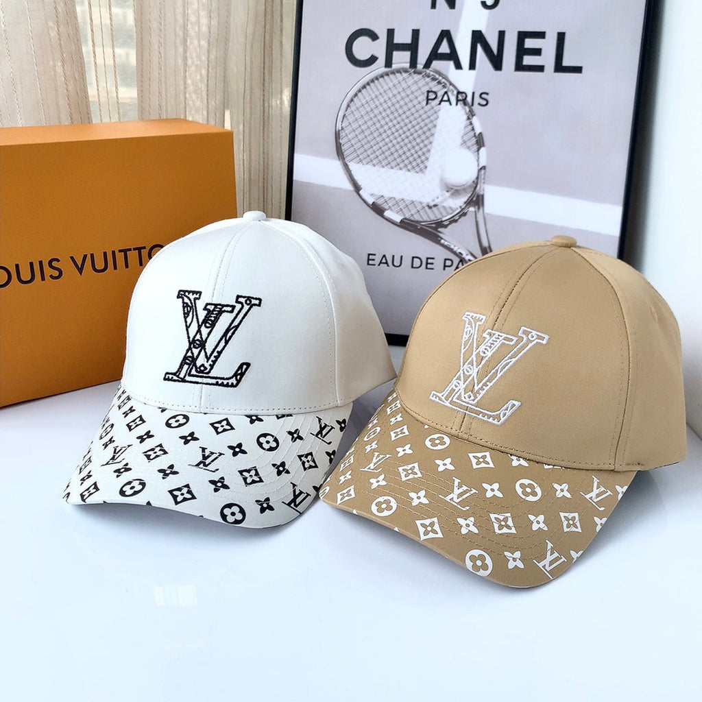 Luxury Monogram Embroidered Baseball Cap