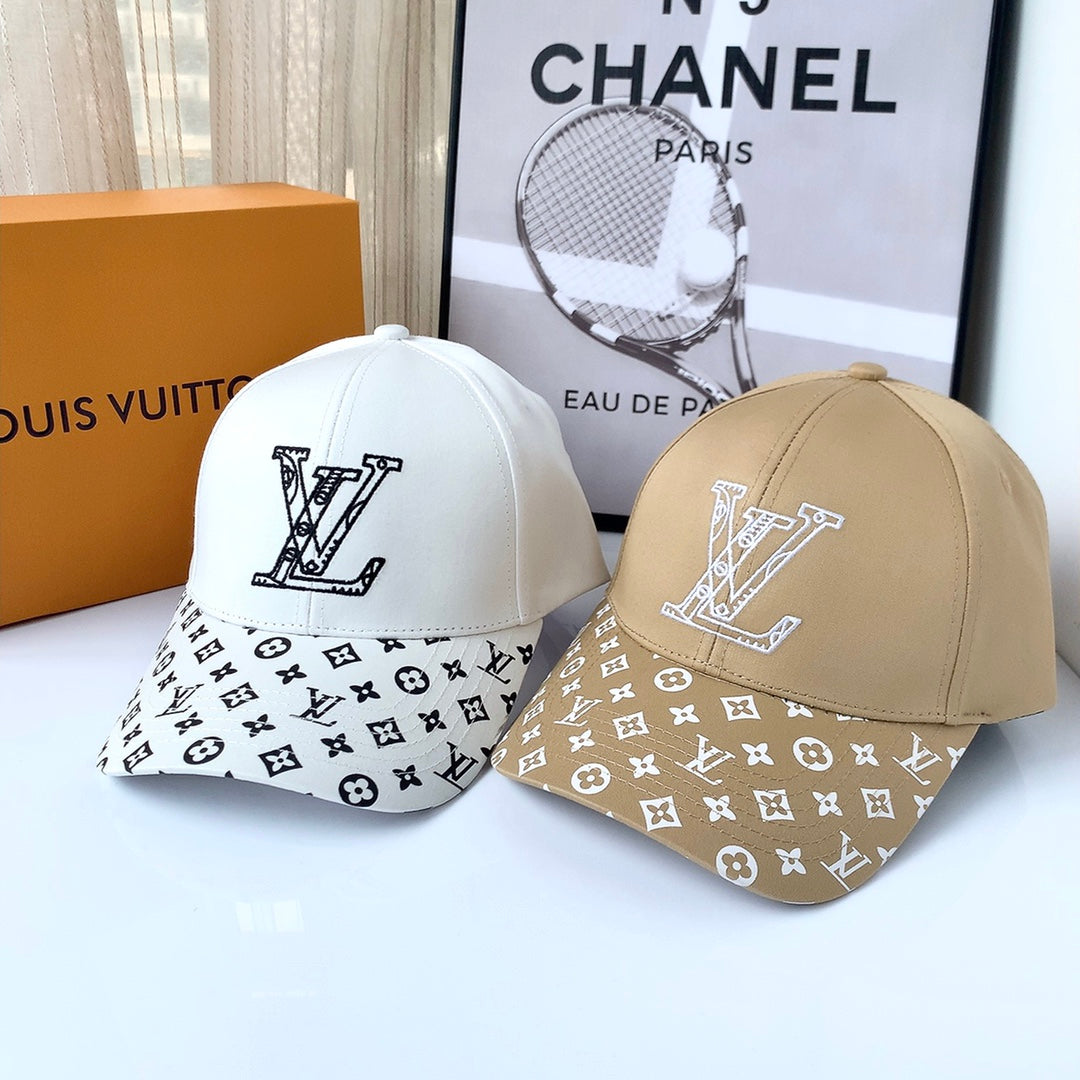 Luxury Monogram Embroidered Baseball Cap