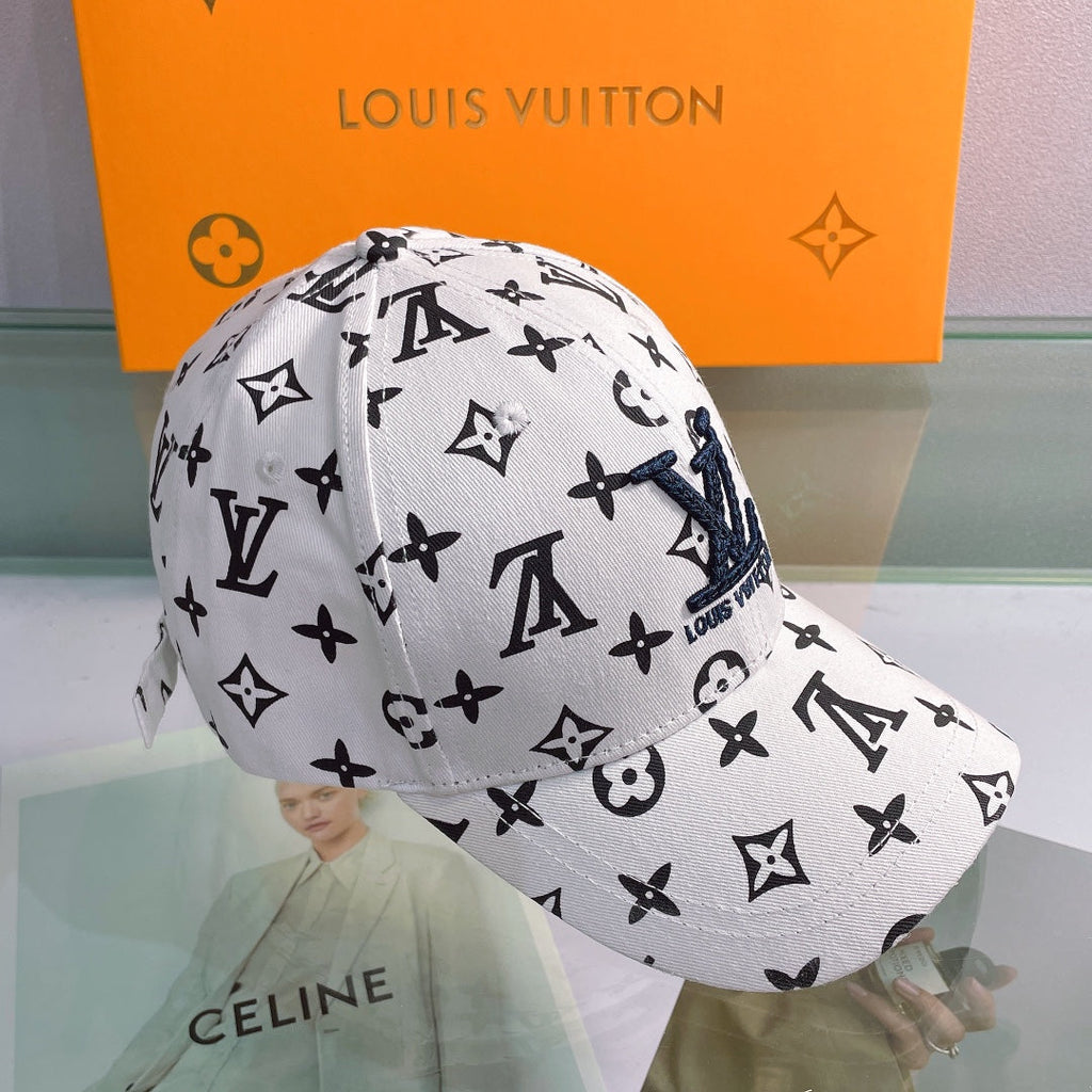 Luxury Embroidered Monogram Baseball Cap