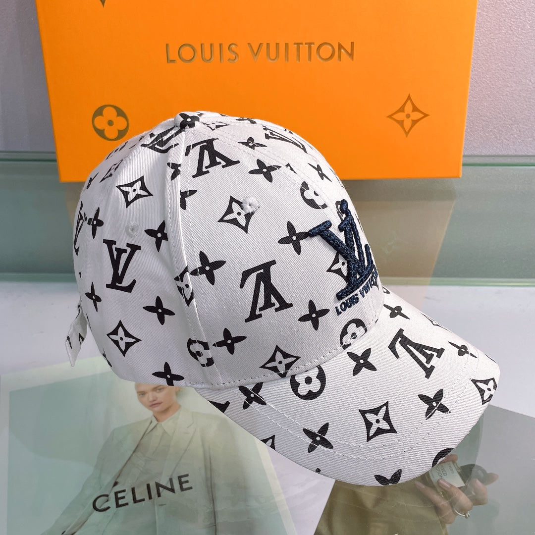 Luxury Embroidered Monogram Baseball Cap
