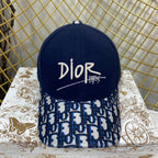 Vintage Oblique Wool Baseball Cap | Luxury Designer Hat