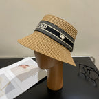 Luxury ClassicVintage Straw Sun Hat for Women