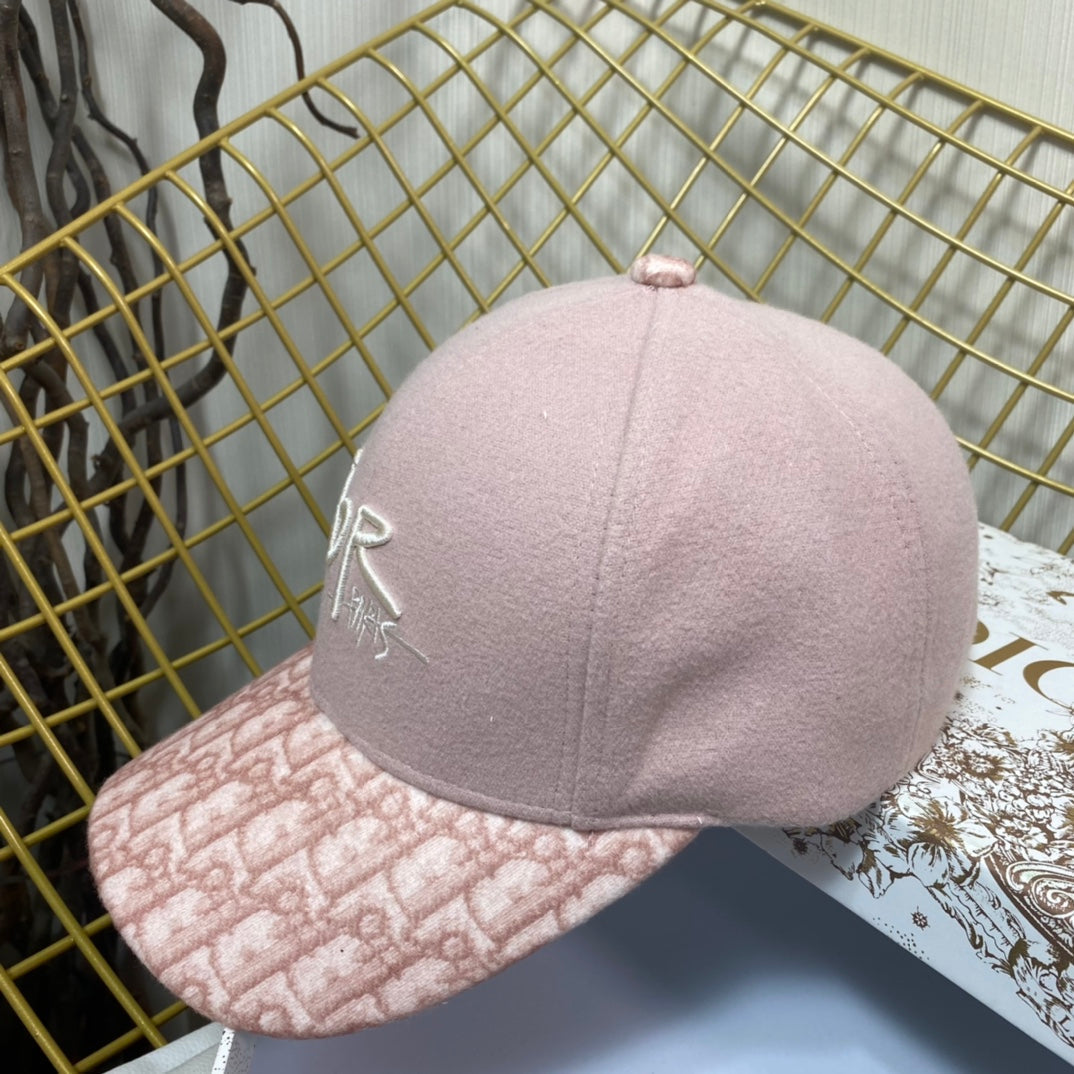 Vintage Oblique Wool Baseball Cap | Luxury Designer Hat