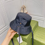 Classic GG Monogram Double-Sided Strap Bucket Hat