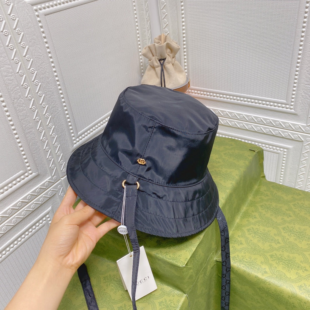 Classic GG Monogram Double-Sided Strap Bucket Hat