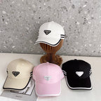 Fashion Triangle Logo Baseball Cap | Luxury Designer Cotton Hat