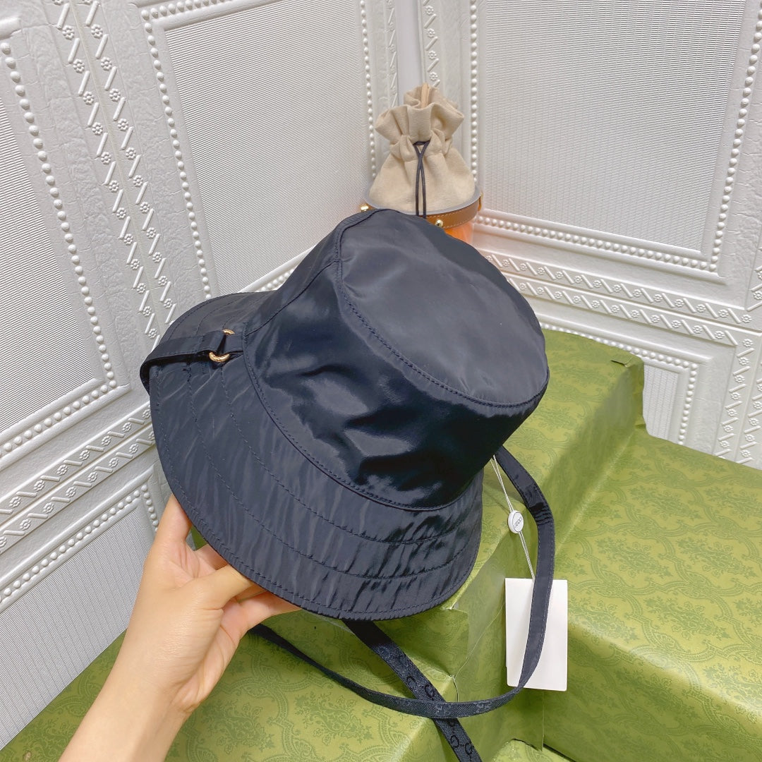 Classic GG Monogram Double-Sided Strap Bucket Hat