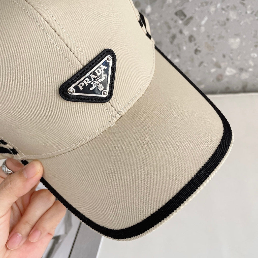 Fashion Triangle Logo Baseball Cap | Luxury Designer Cotton Hat
