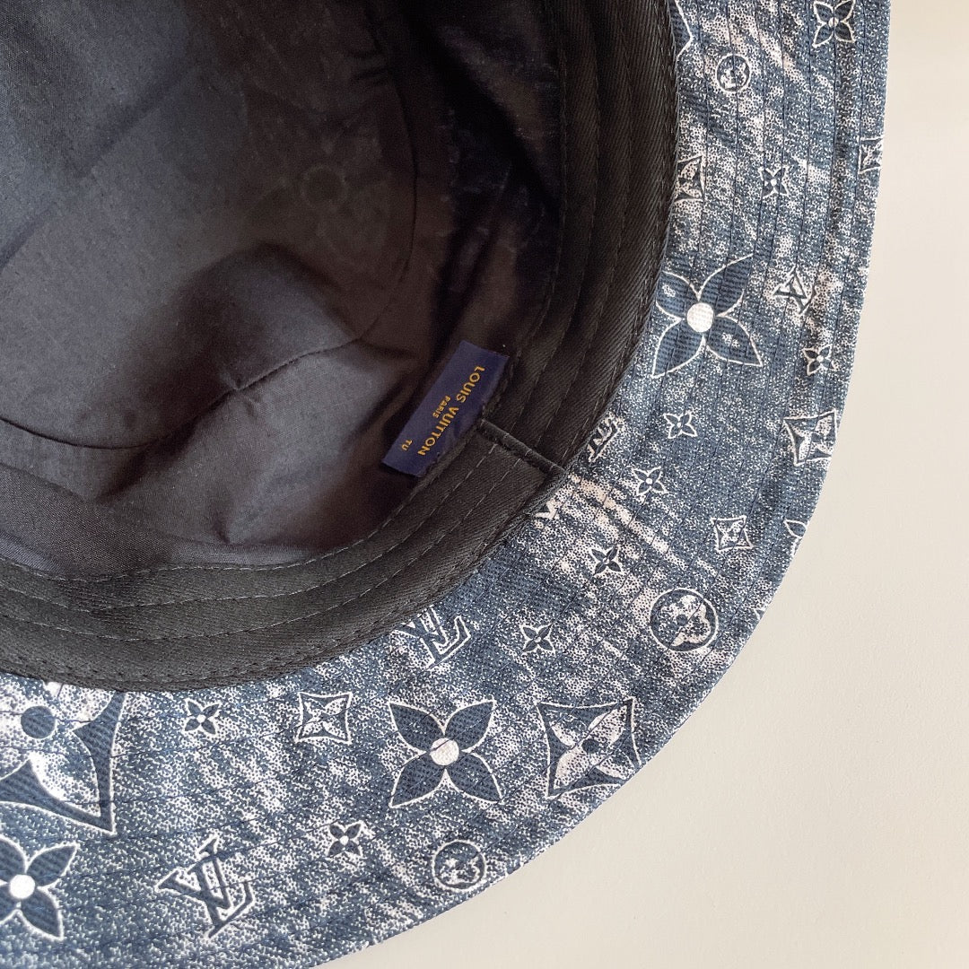 Luxury Monogram Embroidered Bucket Hat