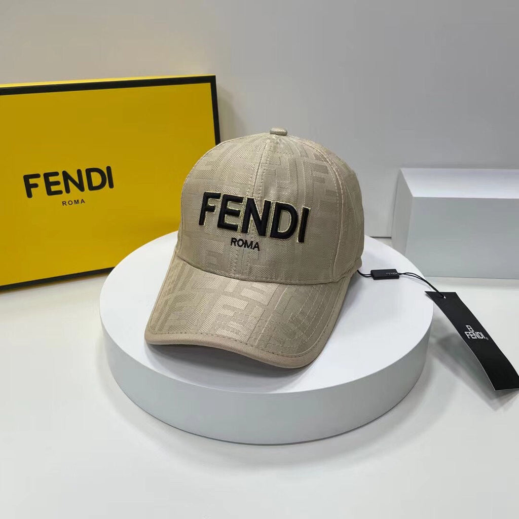 Luxury FF Monogram Baseball Cap | Luxury Designer Canvas Hat