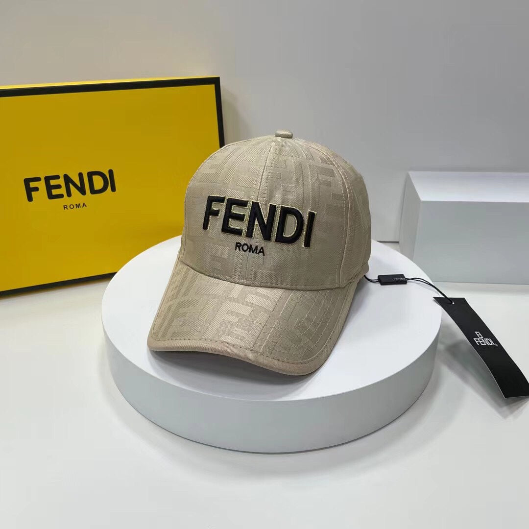 Luxury FF Monogram Baseball Cap | Luxury Designer Canvas Hat