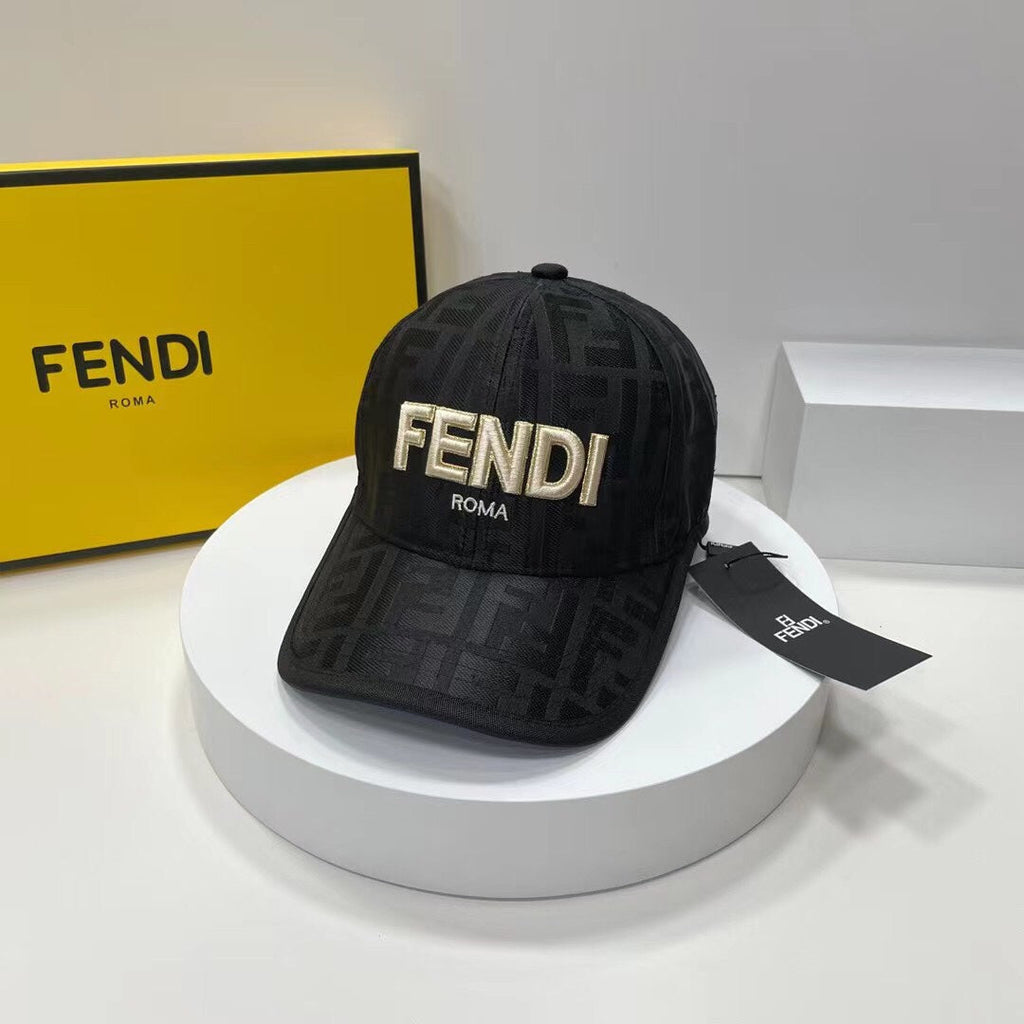 Luxury FF Monogram Baseball Cap | Luxury Designer Canvas Hat
