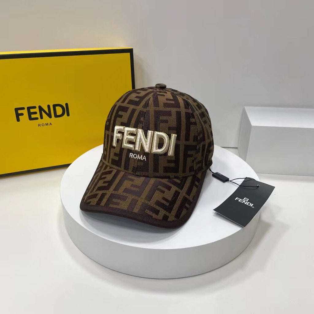 Luxury FF Monogram Baseball Cap | Luxury Designer Canvas Hat