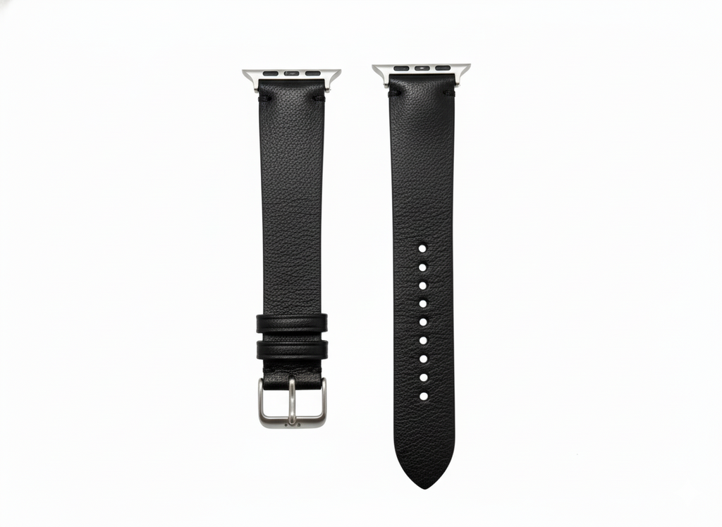 Full-Grain Leather Watch Strap– Brown & Black