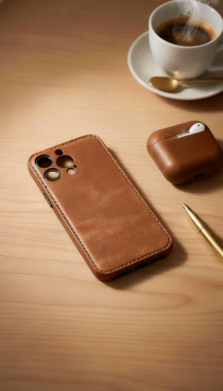 Full-Grain Leather Unibody iPhone Case – The Art of Pure Leather Craft