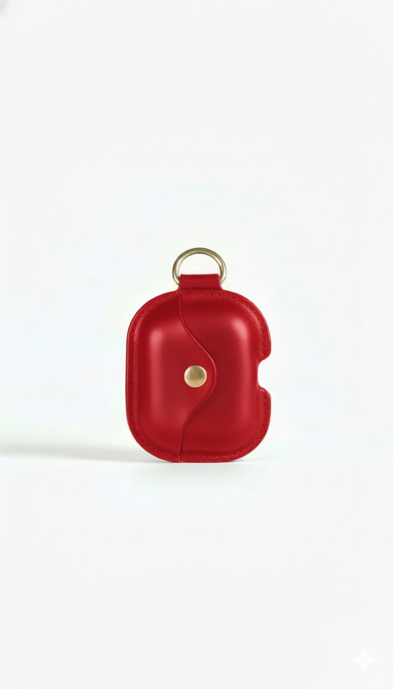 Premium Genuine Leather AirPods Case With Free Leather Lanyard