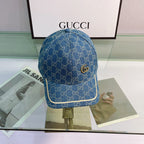 Classic GG Canvas Baseball Cap | Luxury Designer Adjustable Hat