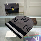 Classic GG Jacquard Wool Knit Beanie | Luxury Designer Winter Hat
