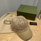 Classic GG Embroidered Lace Baseball Cap