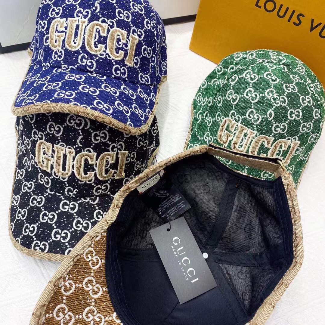Classic GG Jacquard Embroidered Baseball Cap