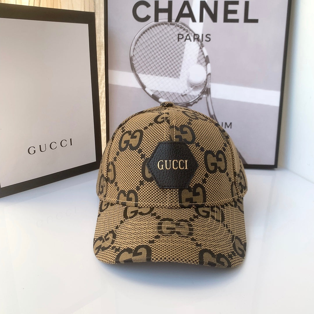 Classic GG Jacquard Cotton Baseball Cap for Men & Women | Luxury Designer Cap