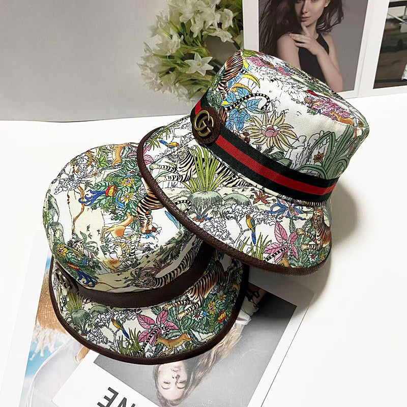 Classic Bucket Hat Jungle Print