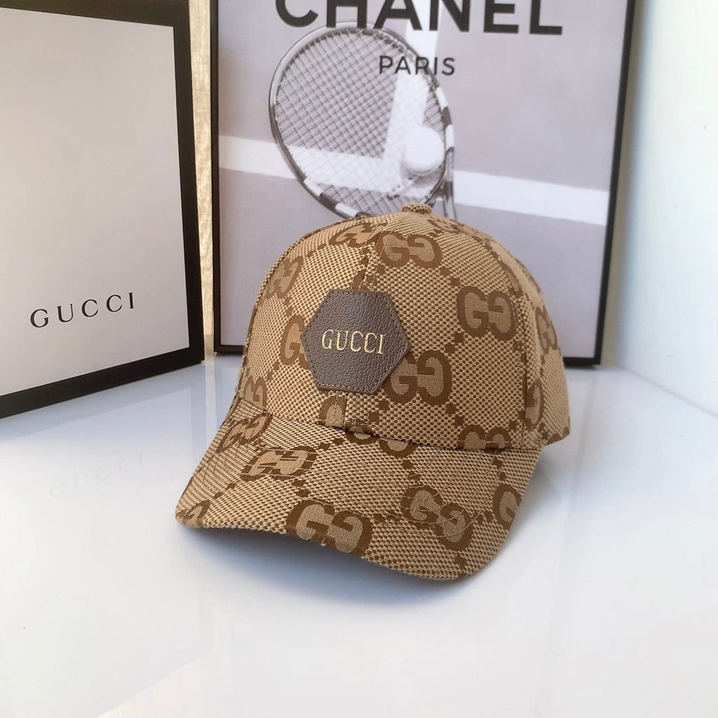 Classic GG Jacquard Cotton Baseball Cap for Men & Women | Luxury Designer Cap
