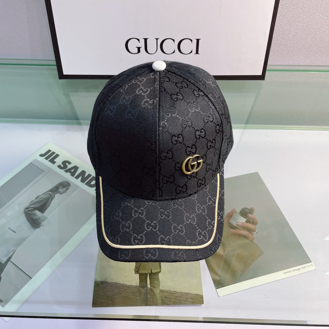 Classic GG Canvas Baseball Cap | Luxury Designer Adjustable Hat
