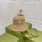 Classic GG Monogram Double-Sided Strap Bucket Hat
