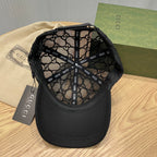 Classic GG Embroidered Lace Baseball Cap