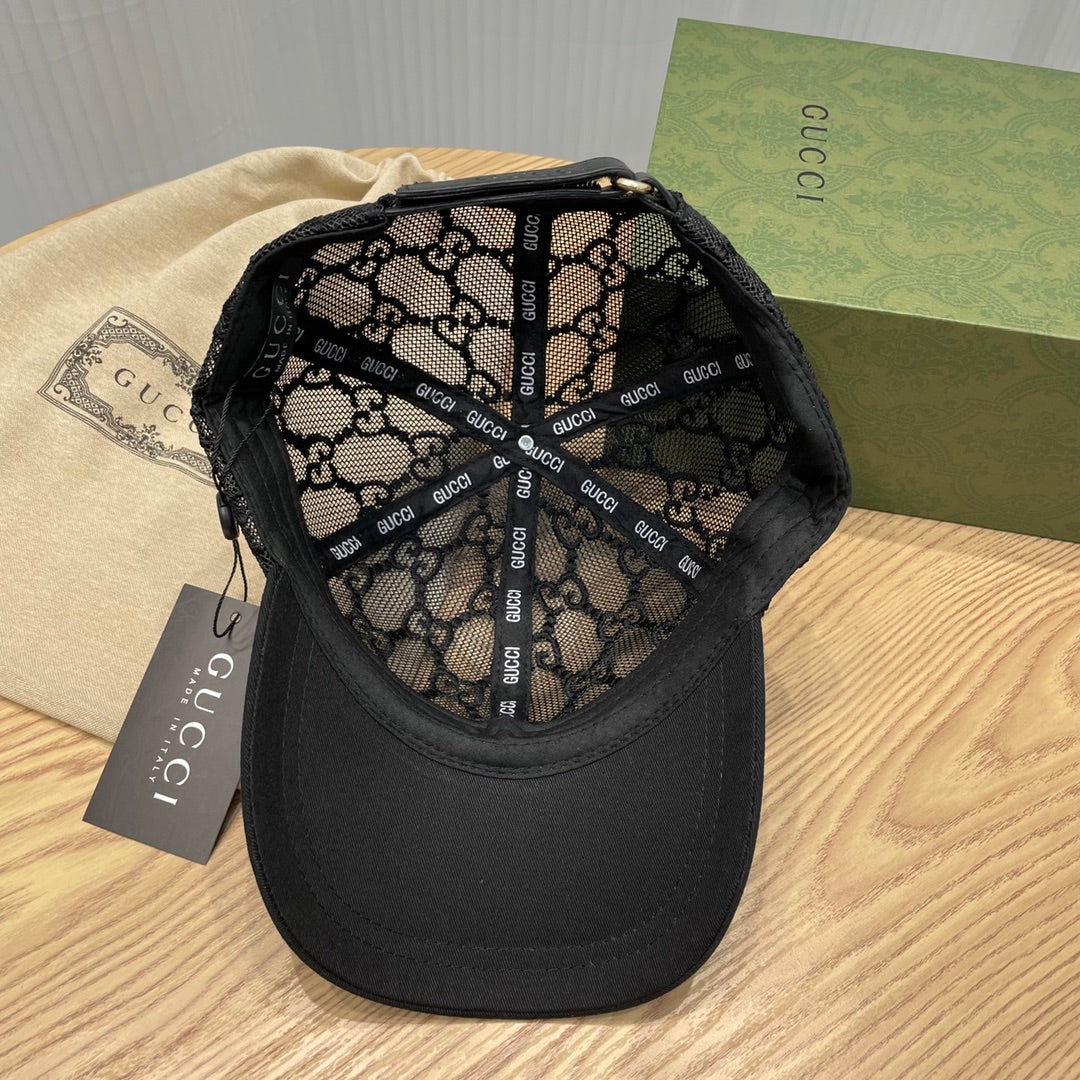 Classic GG Embroidered Lace Baseball Cap