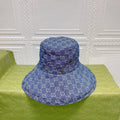 Classic GG Monogram Wide Brim Denim Hat